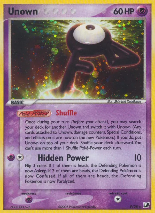 Unown #F, Unseen Forces