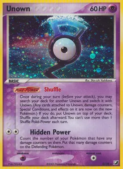 Unown #G, Standard