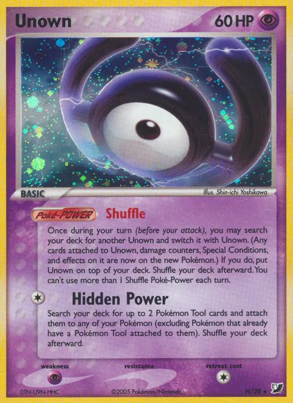 Unown #H, Unseen Forces