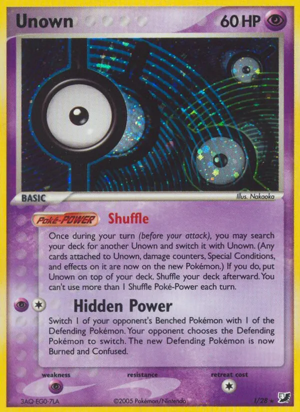 Unown #I, Unseen Forces