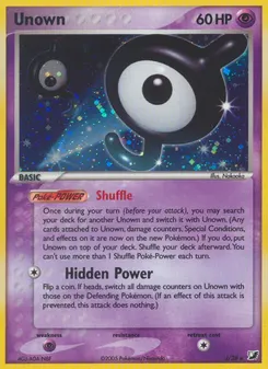 Unown #J, Standard