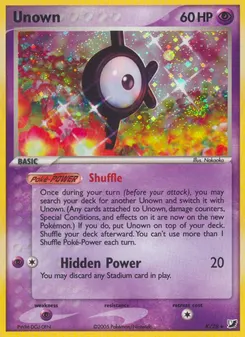 Unown #K, Standard