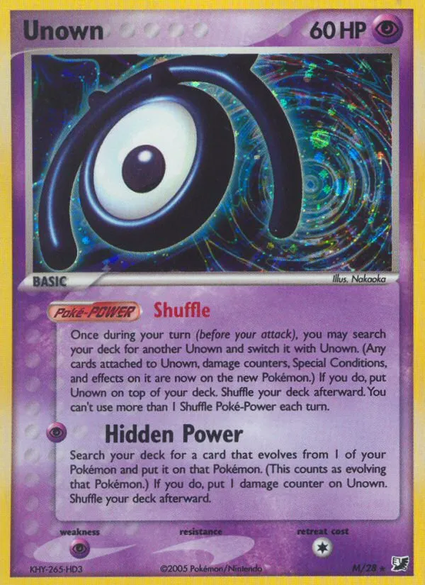 Unown #M, Unseen Forces
