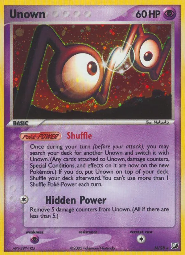 Unown #N, Unseen Forces