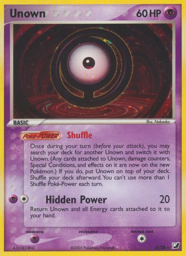 Unown #O, Unseen Forces