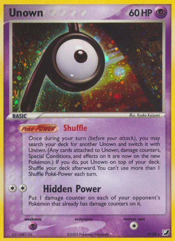 Unown #P, Unseen Forces