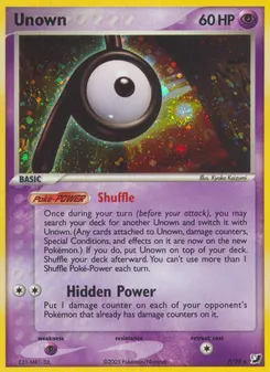 Unown #P, Standard