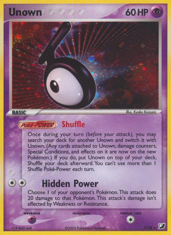 Unown #T, Unseen Forces