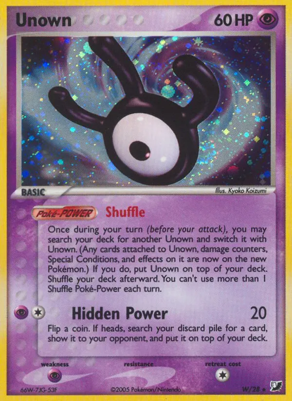 Unown #W, Unseen Forces