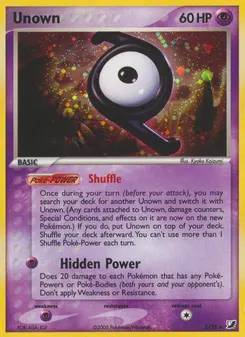 Unown #Z, Standard