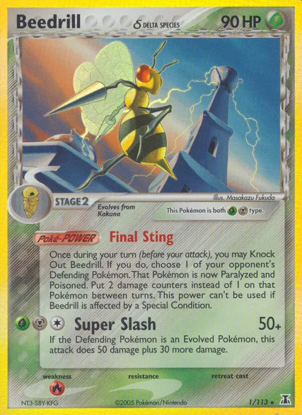 Beedrill δ #1, Delta Species