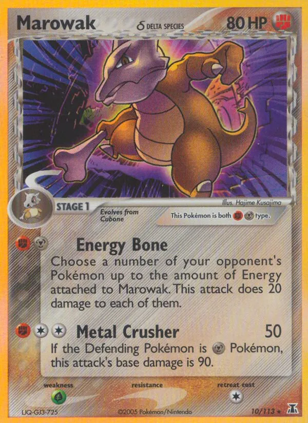 Marowak δ #10, Delta Species Reverse Foil
