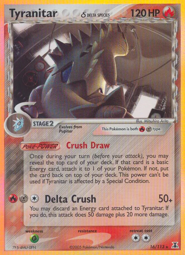 Tyranitar δ #16, Delta Species