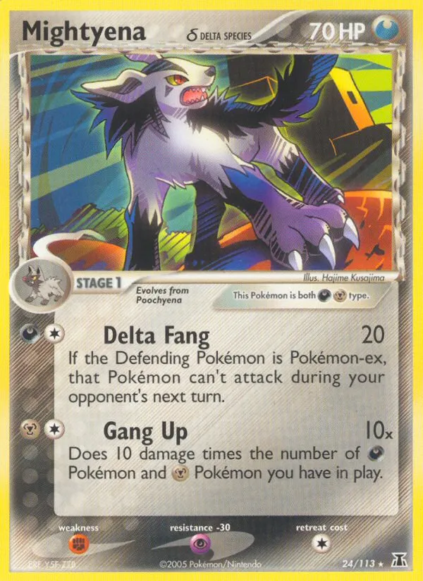Mightyena δ #24, Delta Species