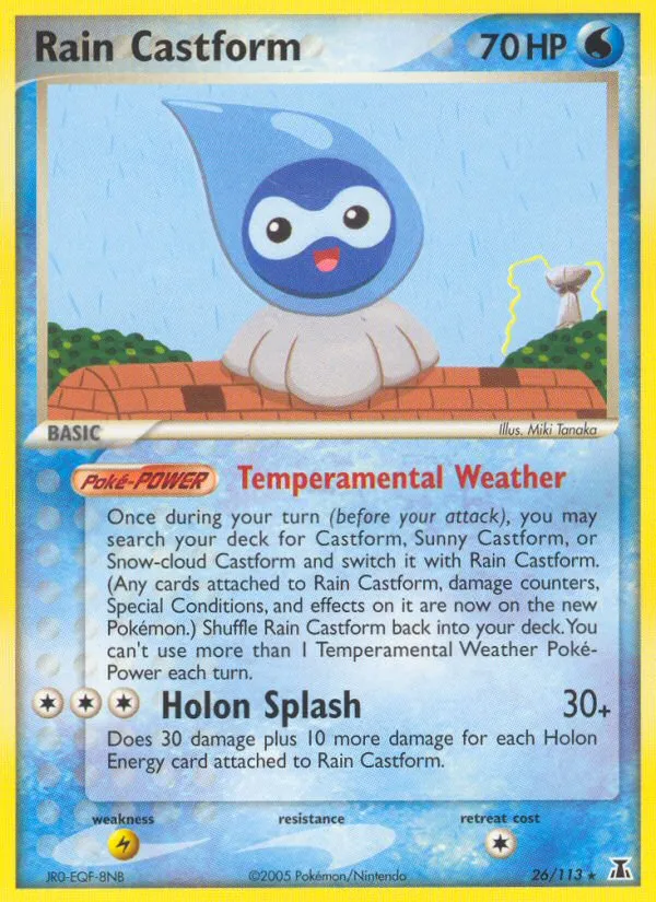 Rain Castform #26, Delta Species