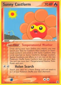 Sunny Castform #31, Reverse Foil