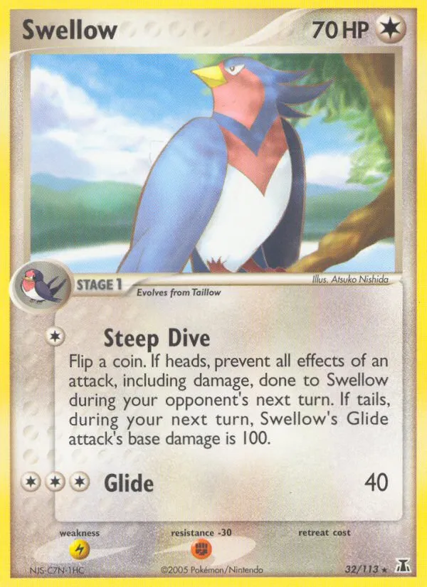 Swellow #32, Delta Species Reverse Foil
