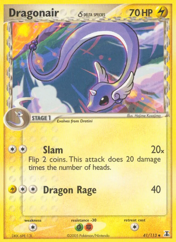 Dragonair δ #41, Delta Species Reverse Foil