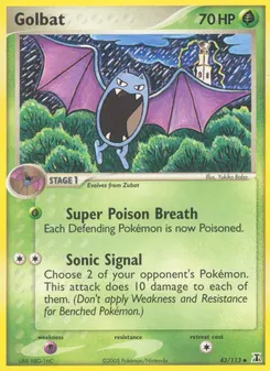 Golbat #43, Reverse Foil