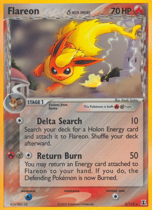 Flareon δ #5, Delta Species
