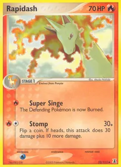 Rapidash #52, Reverse Foil