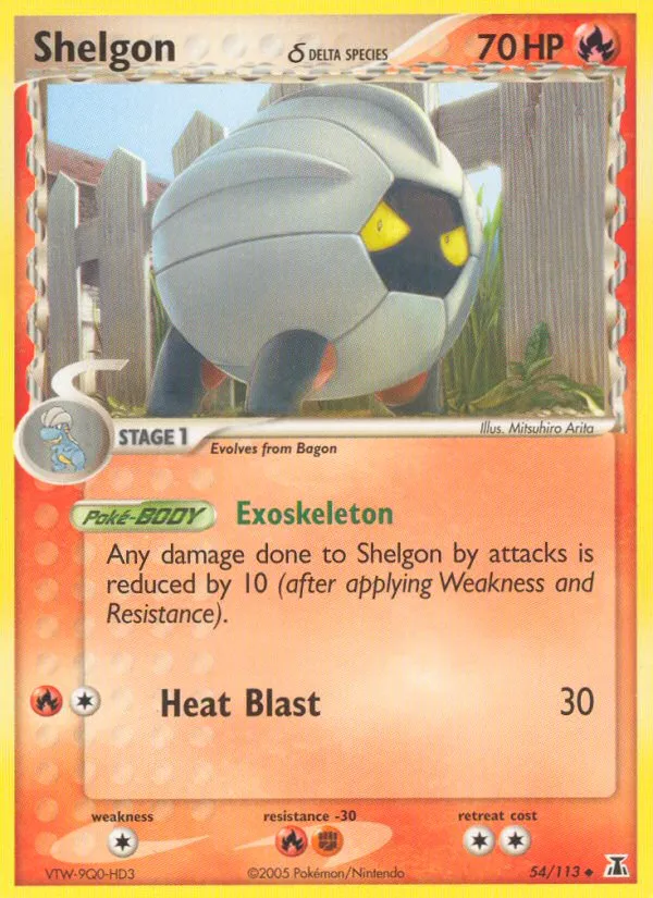 Shelgon δ #54, Delta Species Reverse Foil