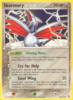 Skarmory #55, Reverse Foil