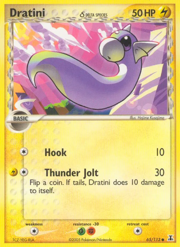 Dratini δ #65, Delta Species Reverse Foil