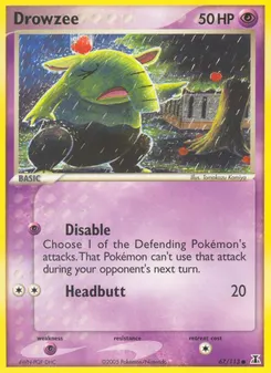 Drowzee #67, Reverse Foil