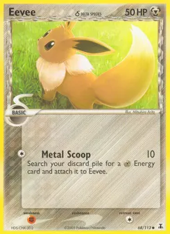 Eevee δ #68, Reverse Foil