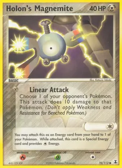 Holon's Magnemite #70, Reverse Foil