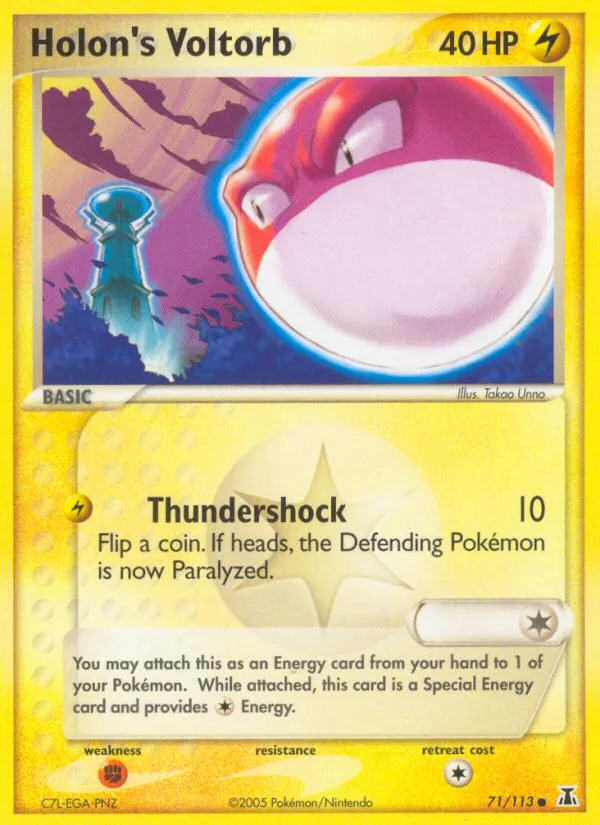 Holon's Voltorb #71, Delta Species Reverse Foil