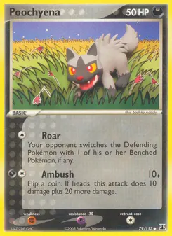 Poochyena #79, Reverse Foil
