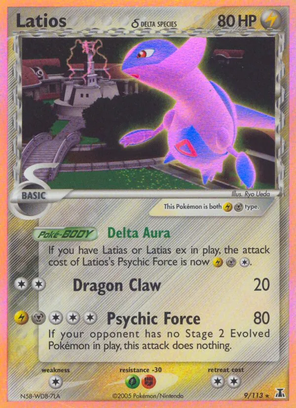 Latios δ #9, Delta Species Reverse Foil