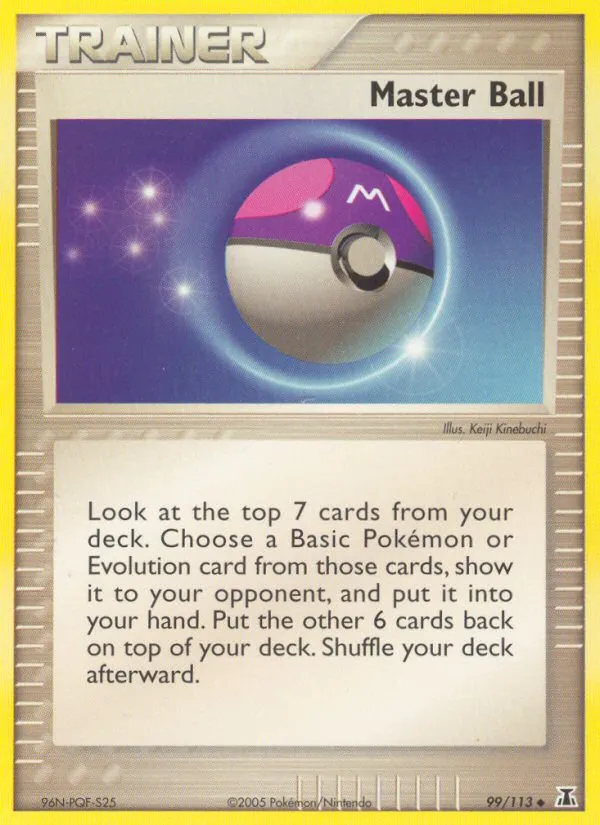 Master Ball #99, Delta Species Reverse Foil