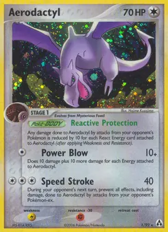 Aerodactyl #1, Reverse Foil