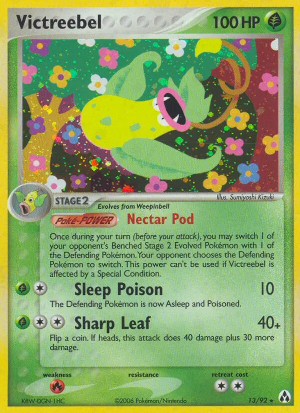 Victreebel #13, Legend Maker Reverse Foil