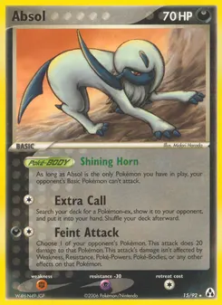 Absol #15, Reverse Foil