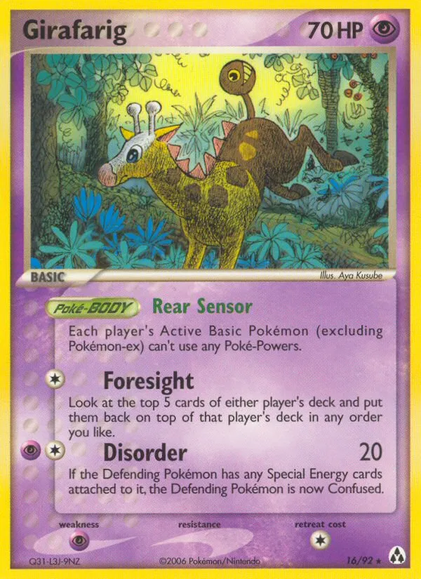 Girafarig #16, Legend Maker Reverse Foil