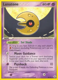 Lunatone #20, Reverse Foil