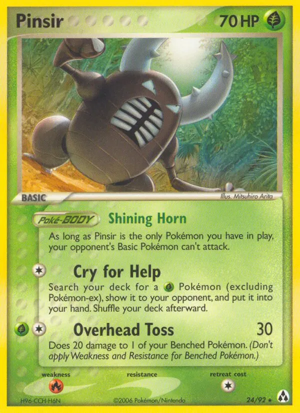Pinsir #24, Legend Maker Reverse Foil