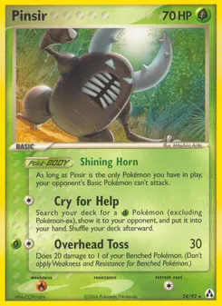Pinsir #24, Reverse Foil