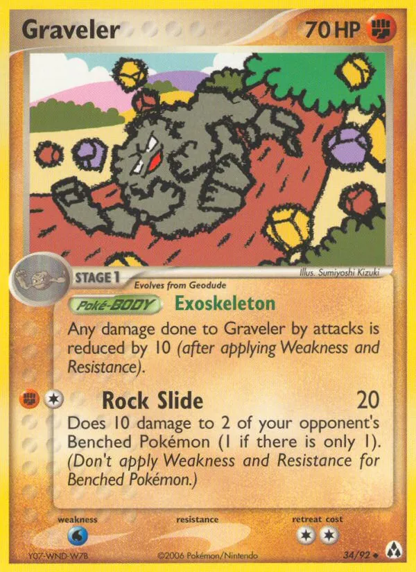 Graveler #34, Legend Maker Reverse Foil