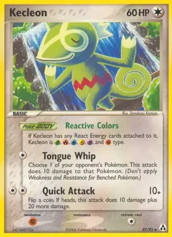 Kecleon #37, Reverse Foil