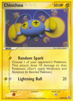 Chinchou #50, Reverse Foil
