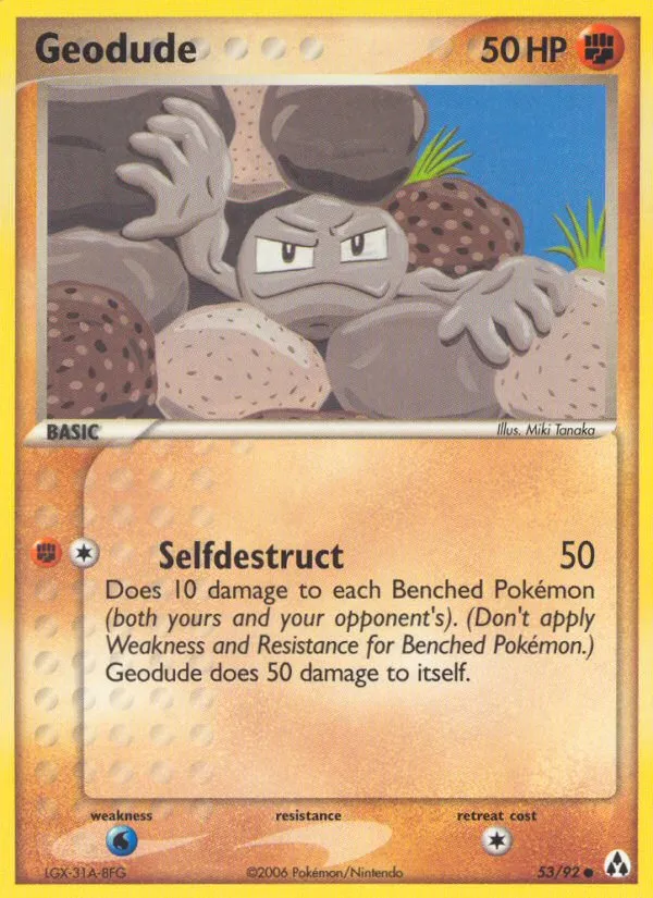 Geodude #53, Legend Maker Reverse Foil