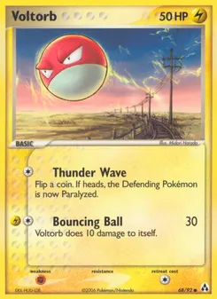 Voltorb #68, Reverse Foil