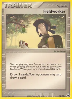 Fieldworker #73, Reverse Foil