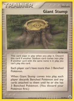 Giant Stump #75, Reverse Foil