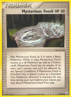Mysterious Fossil #79, Reverse Foil